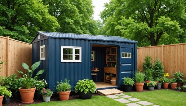 Abri de jardin container : l'espace pratique et esthétique idéal